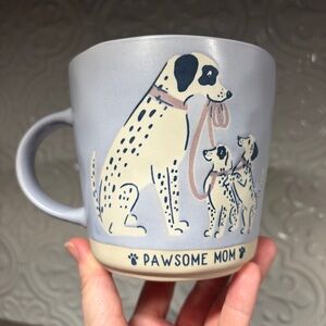 Pawsome Mom Dalmatian Dogs Lavender mug